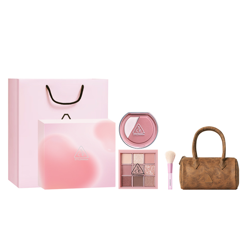 

Палетка теней для век румяна новичка девять квадратов наборы для макияжа легко растушевываются натуральный прозрачный 3CE