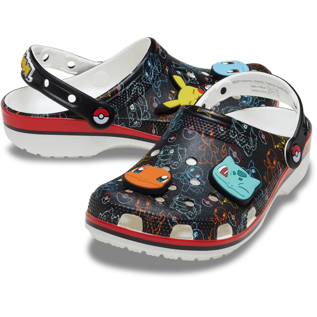 Pokémon Classic Clog Crocs, Multi — фото 2