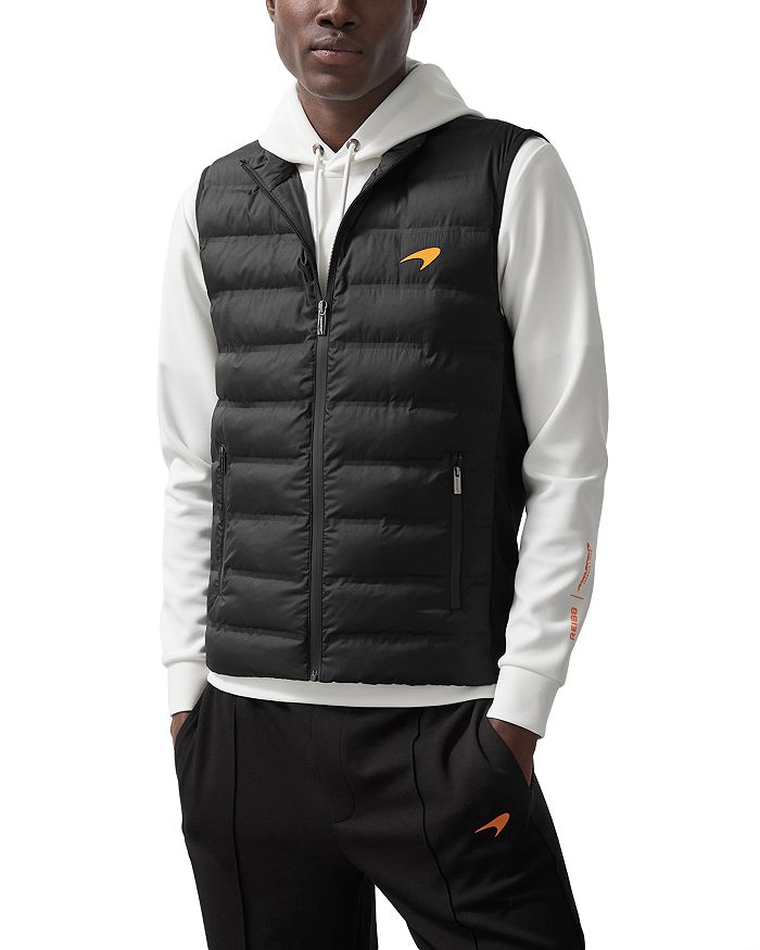 

x McLaren Foster Speedmark Жилет стеганый Regular Fit REISS, черный
