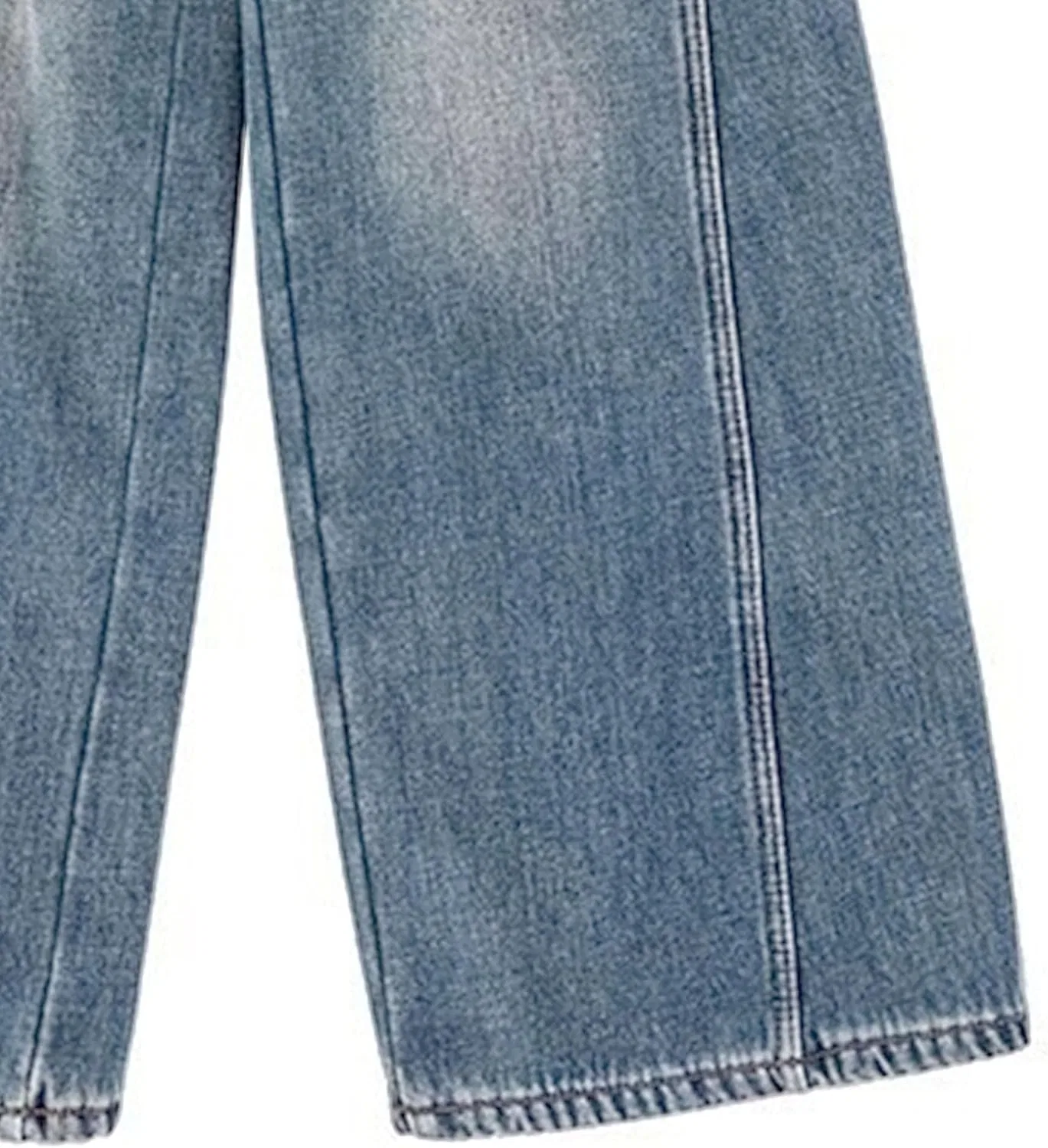 Джинсы свободные Women Y2K Light Blue — фото 4