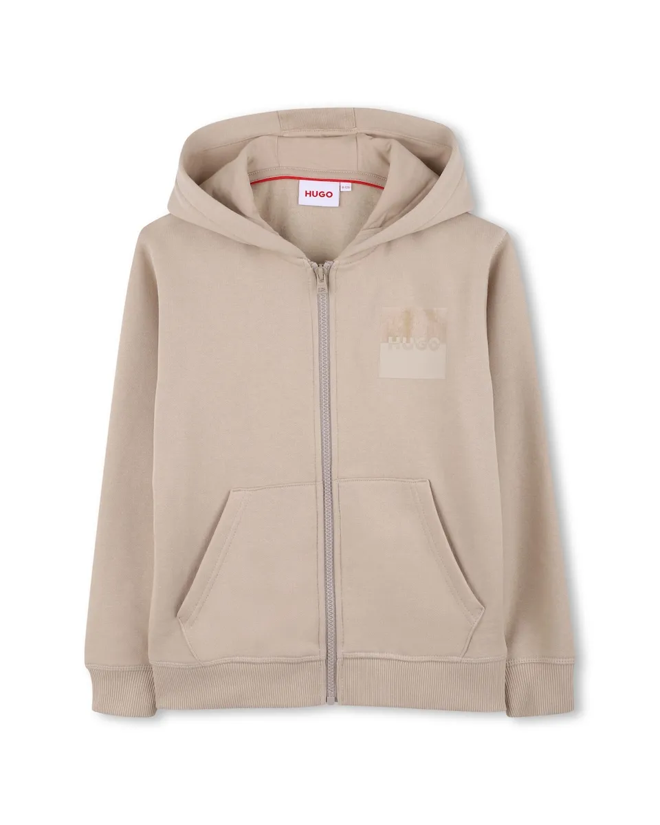 

Детский свитер с длинным рукавом Hugo, бежевый