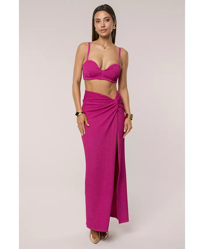 

Женский комплект с юбкой Deidra с драпировкой JLUXLABEL, розовый
