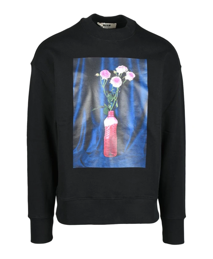 

Хлопковый свитер Msgm, черный