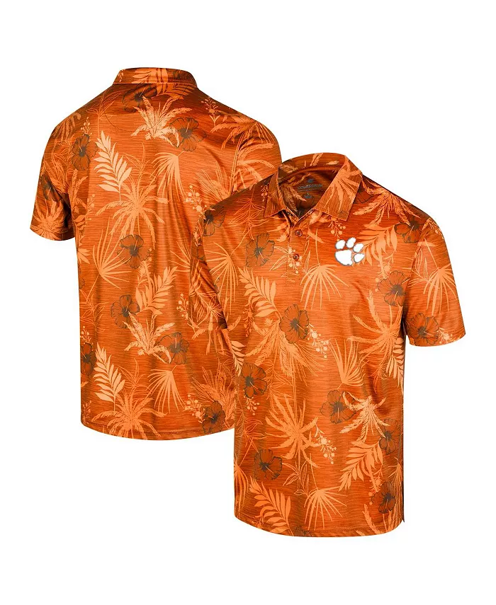 

Мужская поло оранжевого цвета Clemson Tigers Big & Tall Palms Colosseum, оранжевый