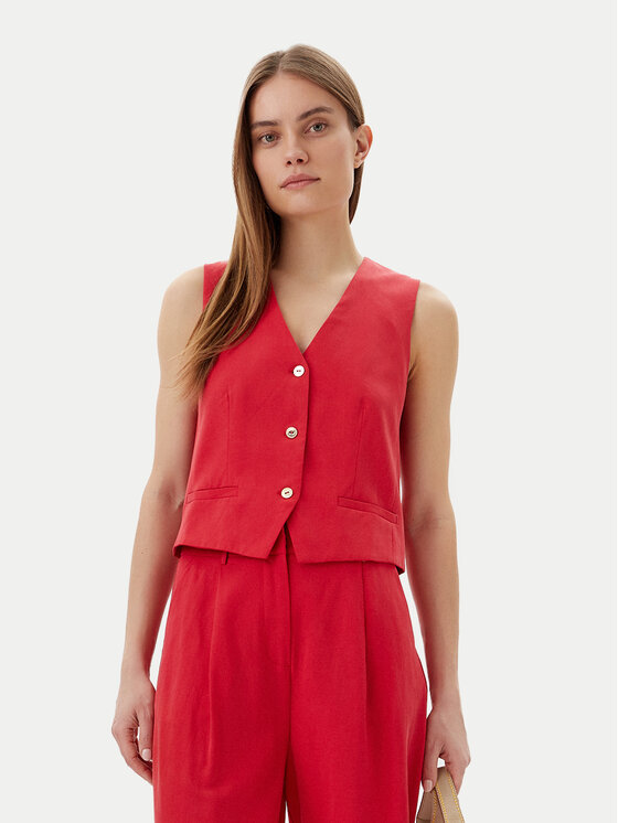 

Жилет для костюма стандартный крой LS2502007 Lola Casademunt, красный