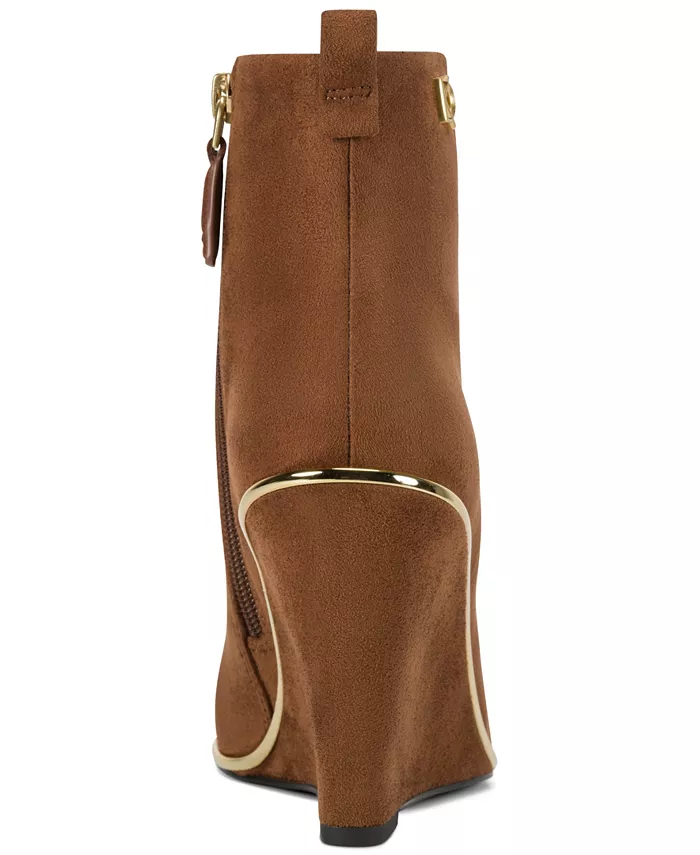 Женские ботильоны на платформе Donna Karan New York, коричневый — фото 3