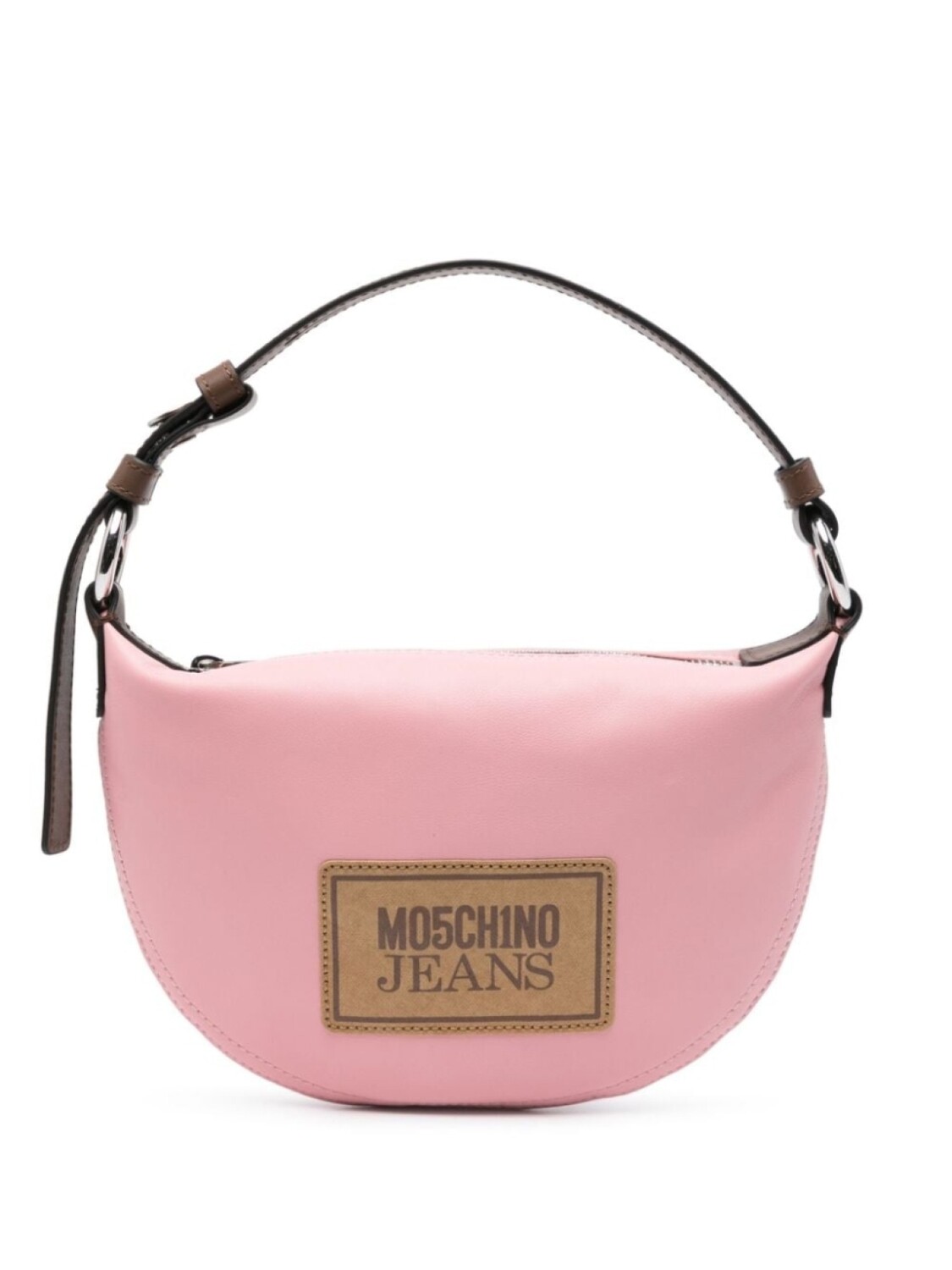 

MOSCHINO JEANS сумка на плечо с нашивкой-логотипом, розовый