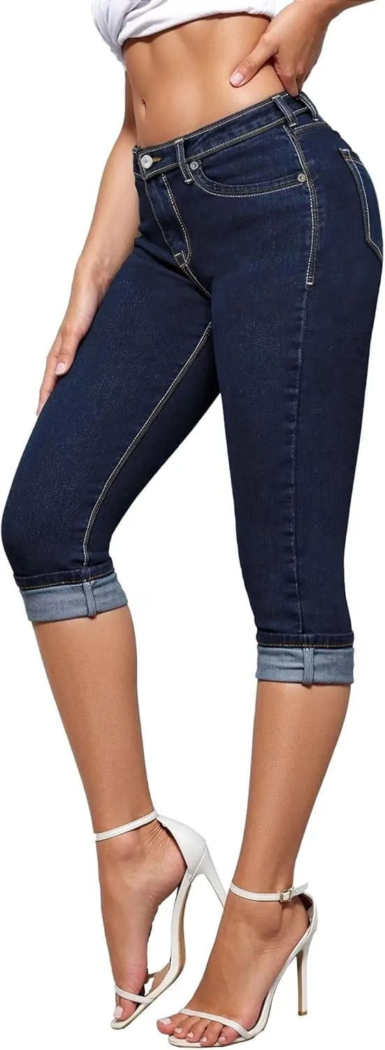 

Женские джинсы-капри Stretchy Slim Fit от Hybrid & Company