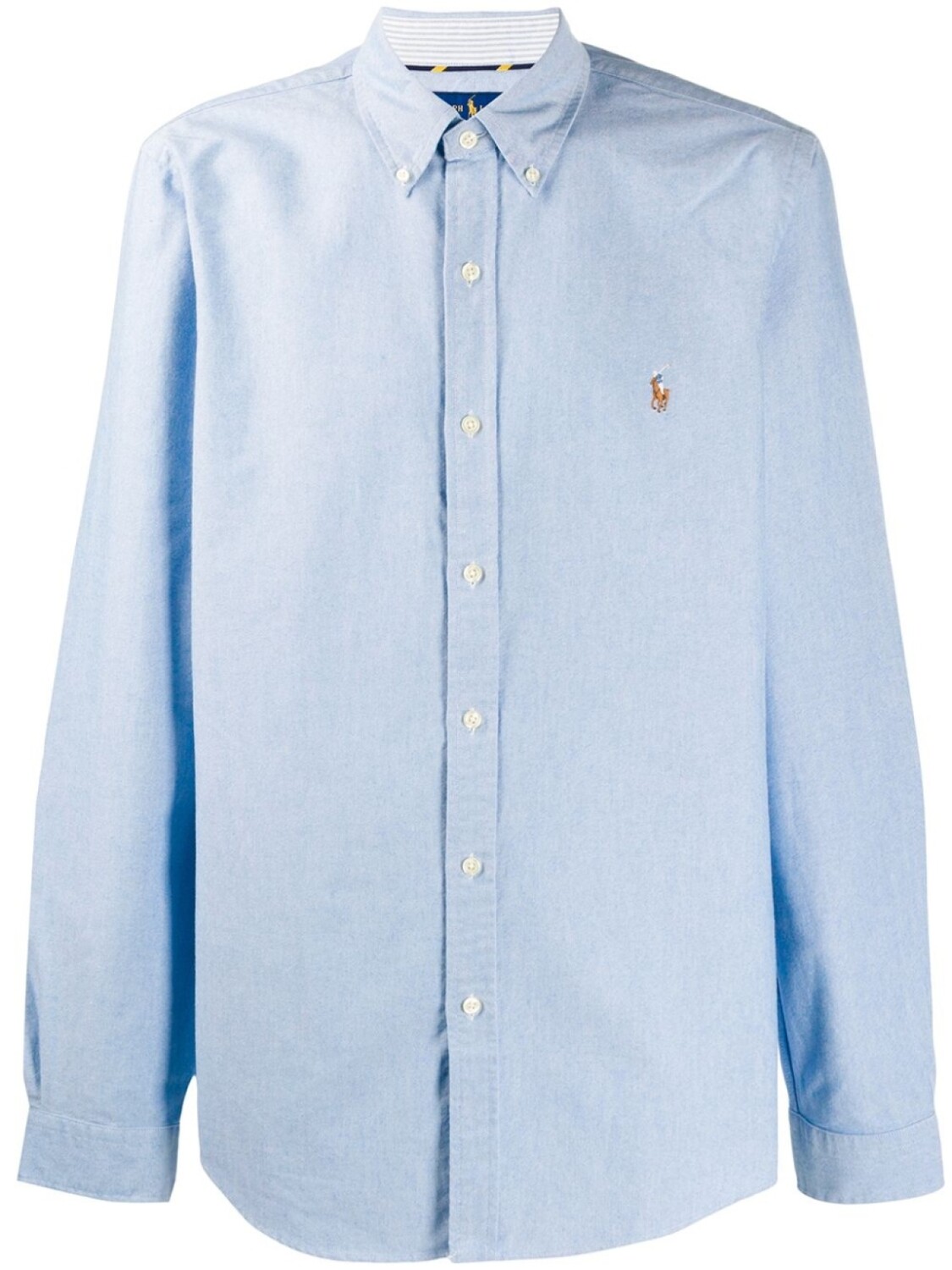 

Рубашка с длинными рукавами и логотипом Polo Ralph Lauren, синий