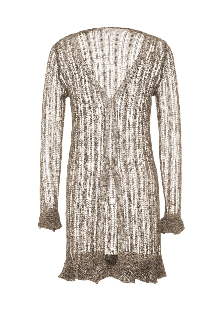 

Вязаный кардиган LEOMIA Knit Cardigan, коричневый