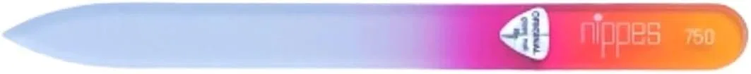 Стеклянная пилка для ногтей Nippes, 14 см, желтая Nippes Solingen