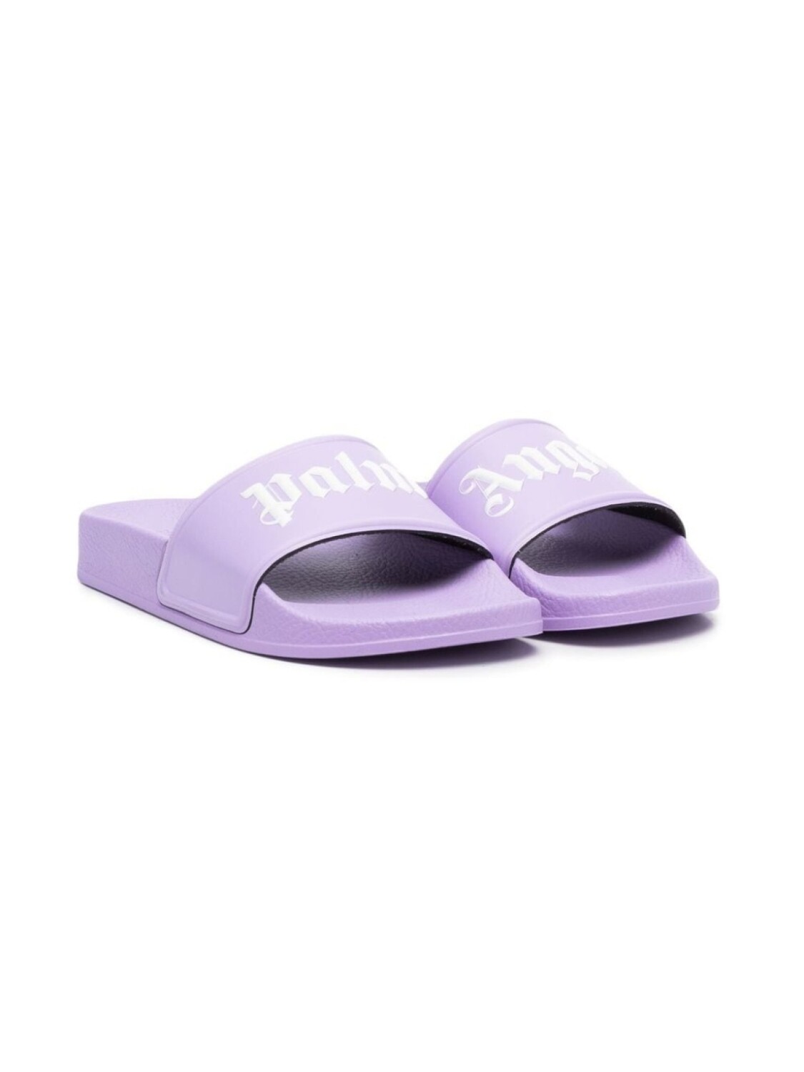 

Palm Angels Kids шлепанцы с логотипом, фиолетовый