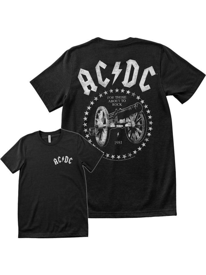 

Футболка For Those About To Rock T-Shirt AC/DC, черный