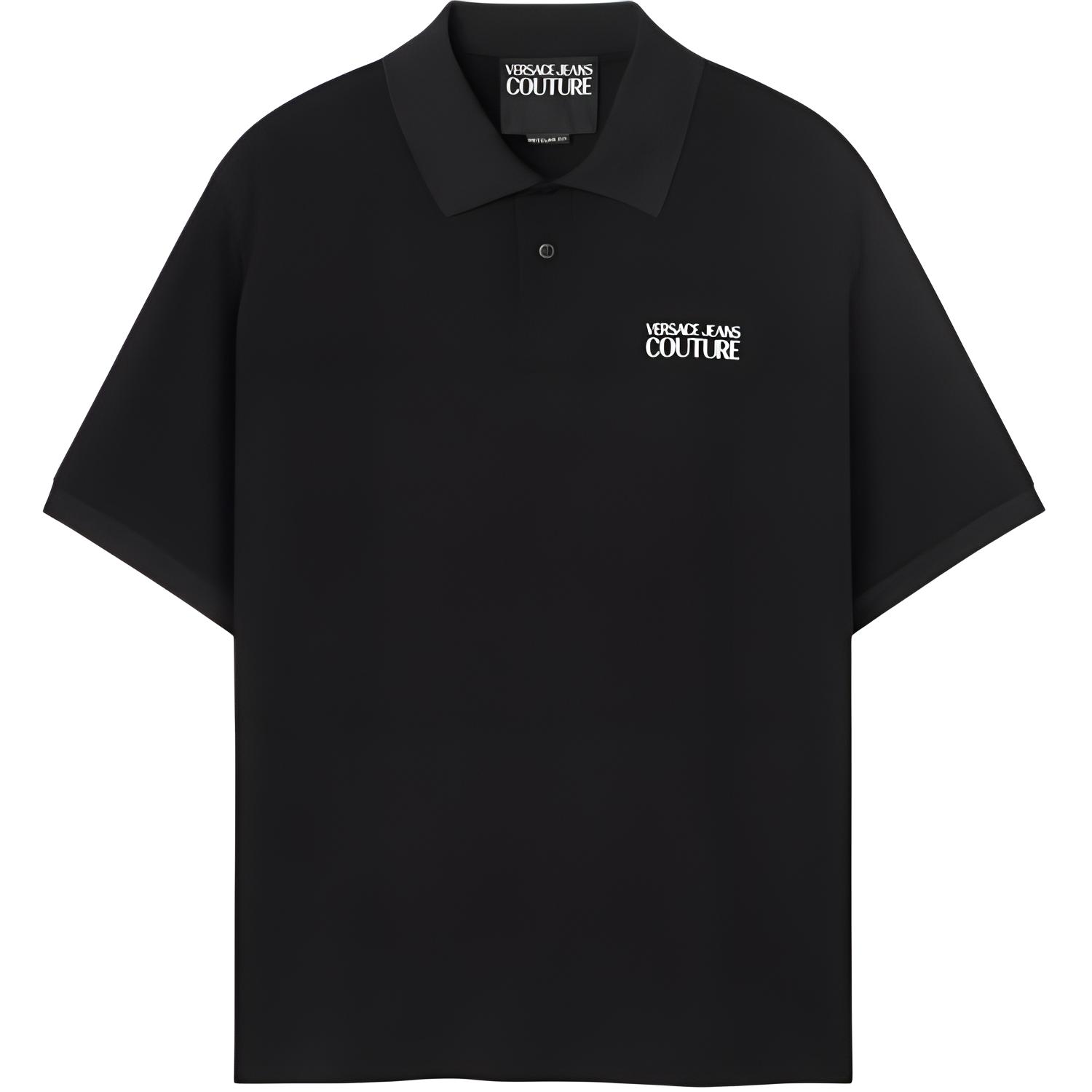 

Джинсы Couture поло с вышитым логотипом VERSACE, черный