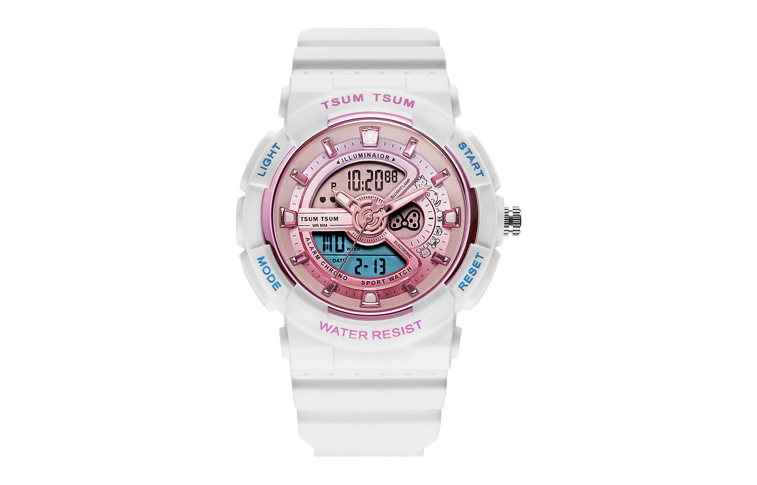 

Disney Часы Electronic Movement Silicone Strap Watch Unisex Purple Watch Dial