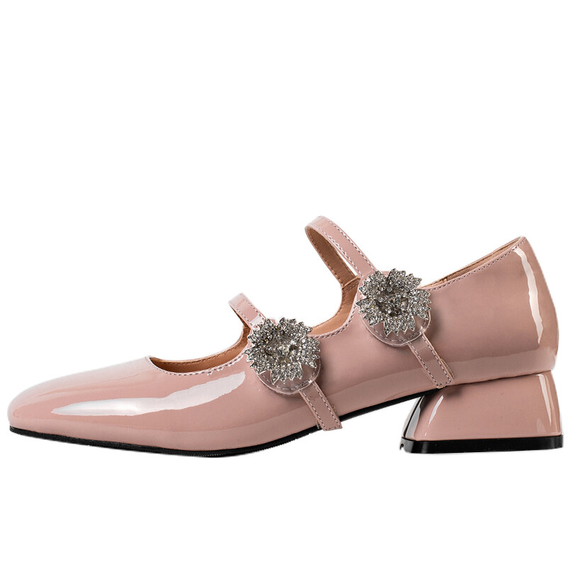 

Туфли Мэри Джейн женские Wonderful Couple, цвет Black 【with 3.5cm heel】