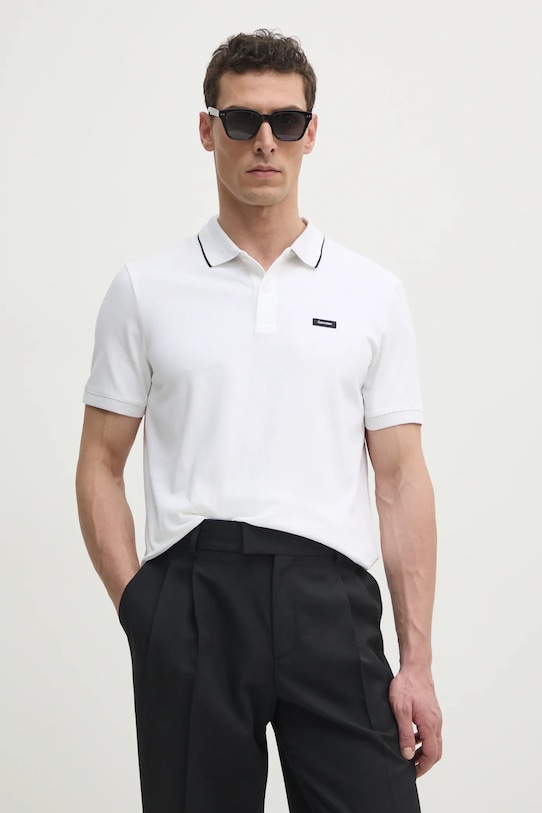 

Поло Calvin Klein, белый