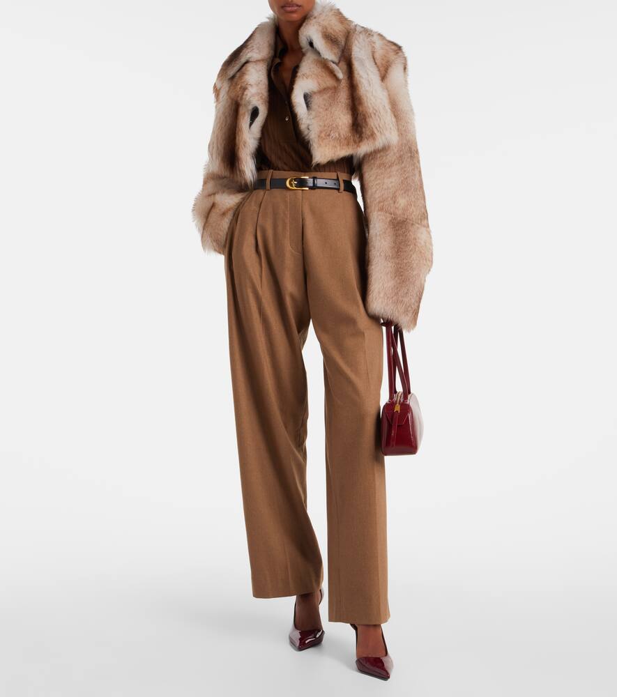 Туфли-лодочки Jett 85 из лаковой кожи Khaite, Oxblood — фото 3