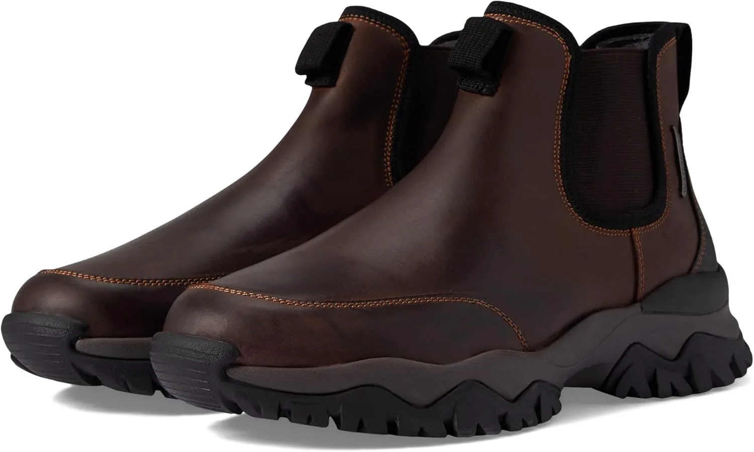 Ботинки Florsheim XPLOR с эластичными вставками и мыском Мок-Тоу, коричневый — фото 4