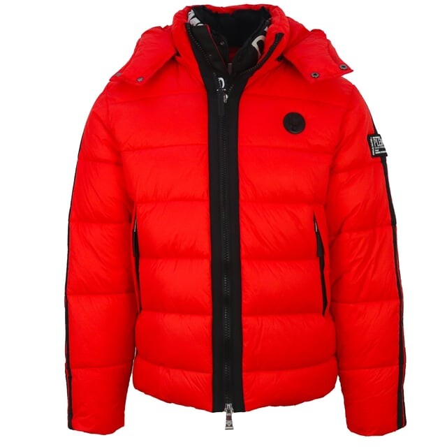 

Утепленная куртка с небольшим круглым логотипом внутри Plein Sport, красный