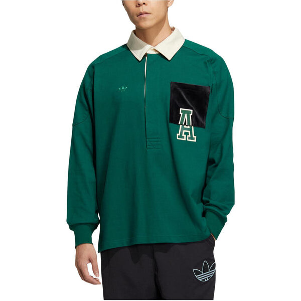 Футболка Adidas Anti University Polo Shirt 'Dark Green', зеленый — фото 4