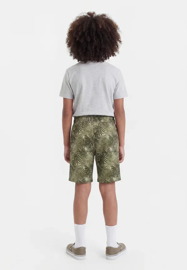 Шорты Name It Nkmjaxon nreg shorts box pb tracksuit bottoms, болотный — фото 2