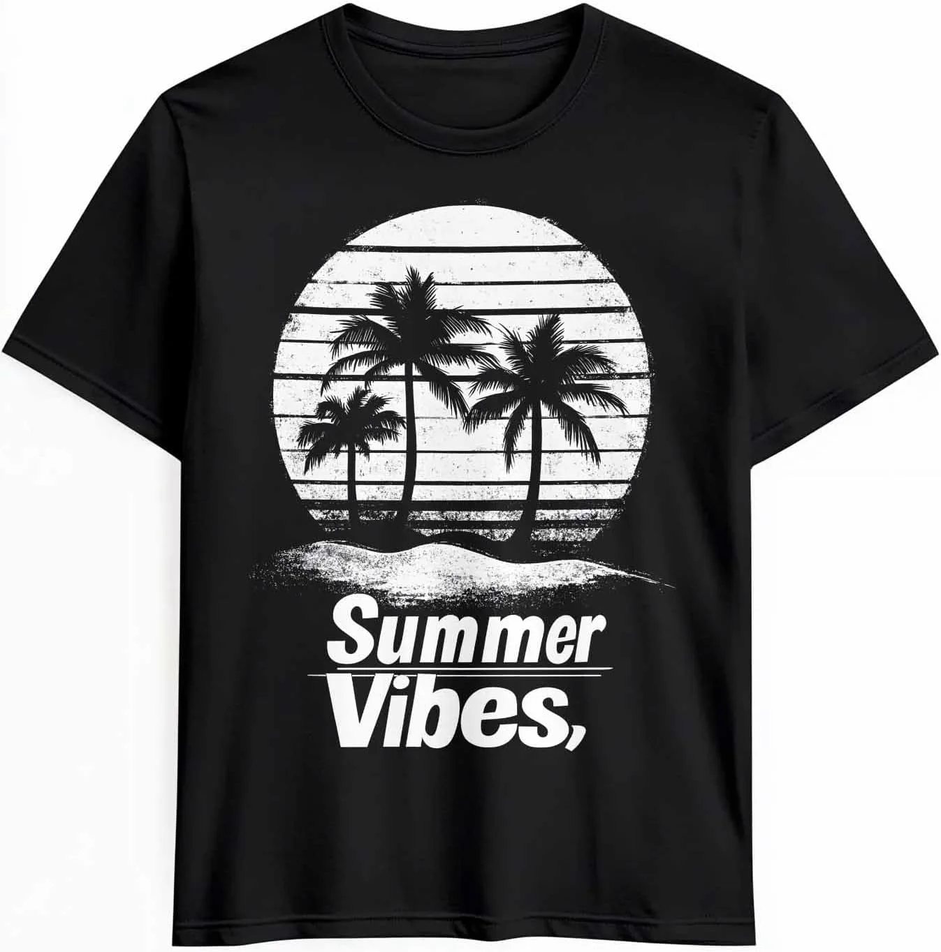 

Мужская футболка с принтом пальм, хлопок, короткий рукав CosyBright