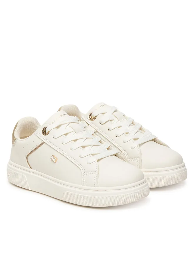 Tommy Hilfiger Низкие кроссовки на шнуровке T3A9-34248-1355 S белые — фото 2