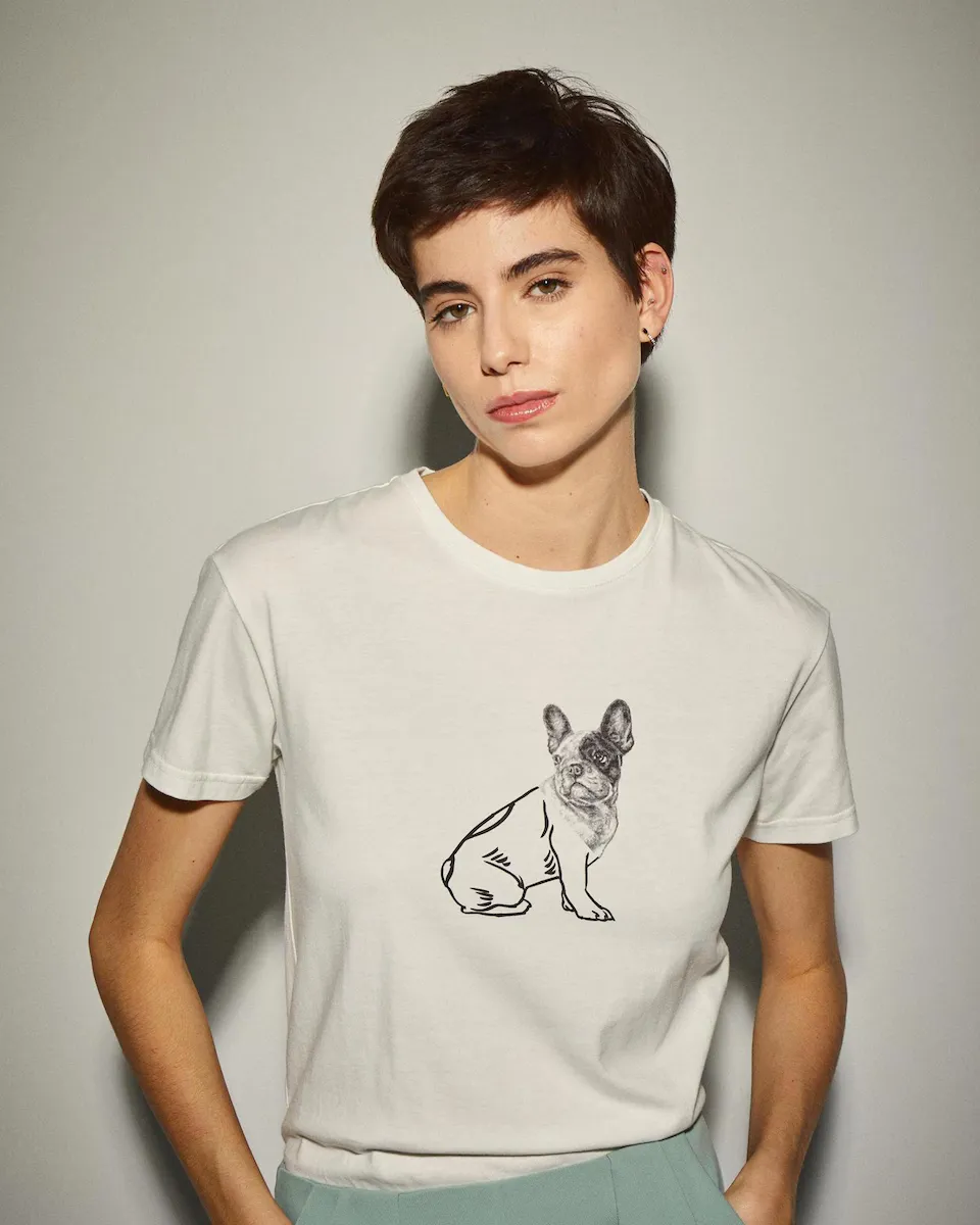 

Женская футболка с короткими рукавами и рисунком спереди Dolores Promesas, белый