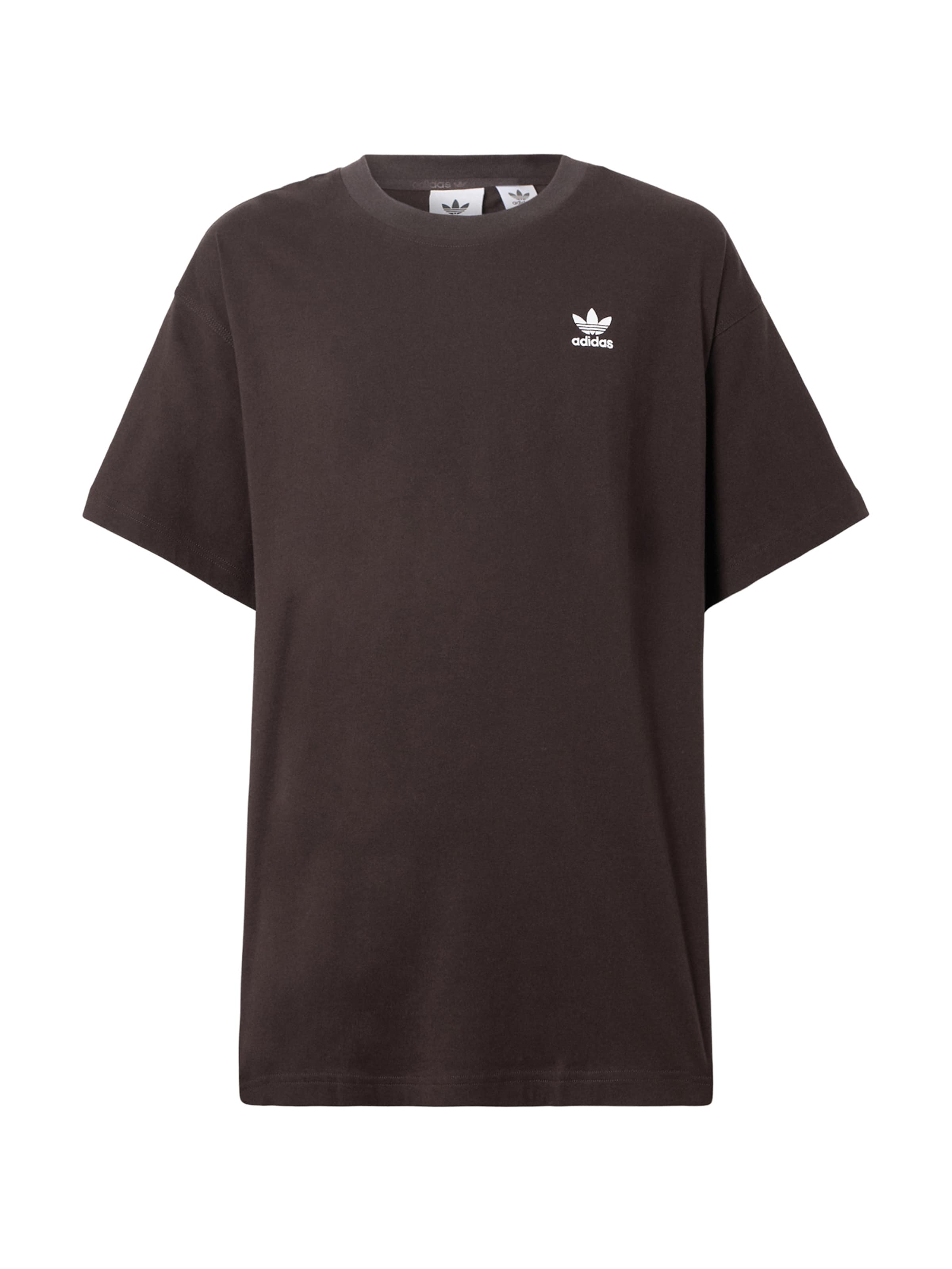 

Adidas Originals Футболка 'Trefoil Essentials' в темно-коричневом цвете