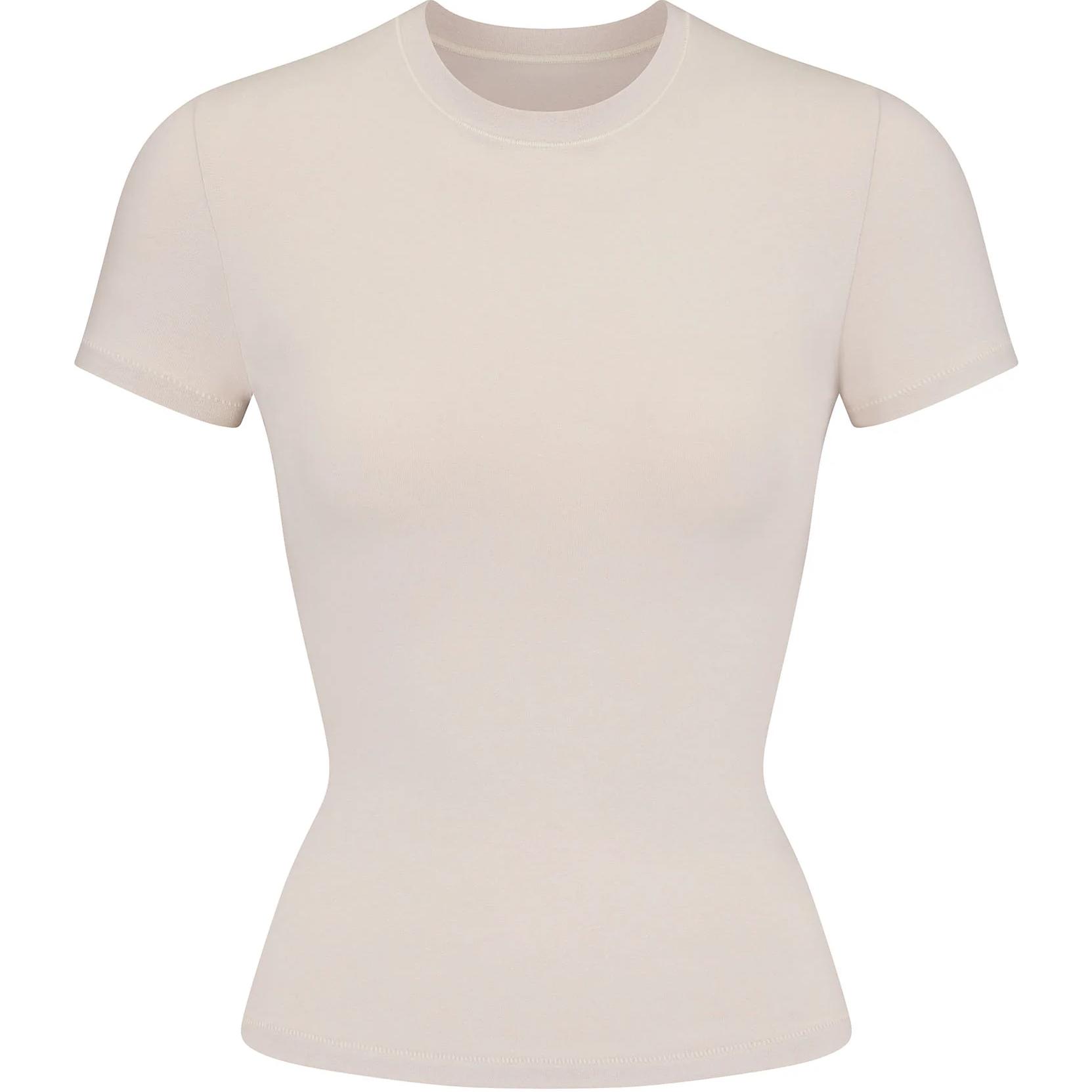 

Skims Футболка женская Stone/Stone Color