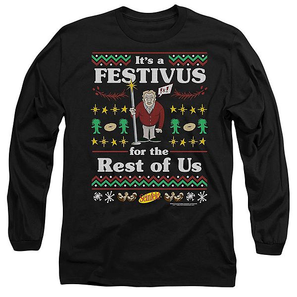 

Футболка с длинным рукавом Seinfeld Festivus Licensed Character