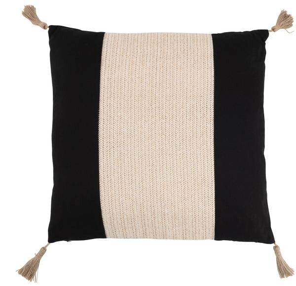 

Подушка J-LINE BLK LOMBOK, 45x45x45 см, черный