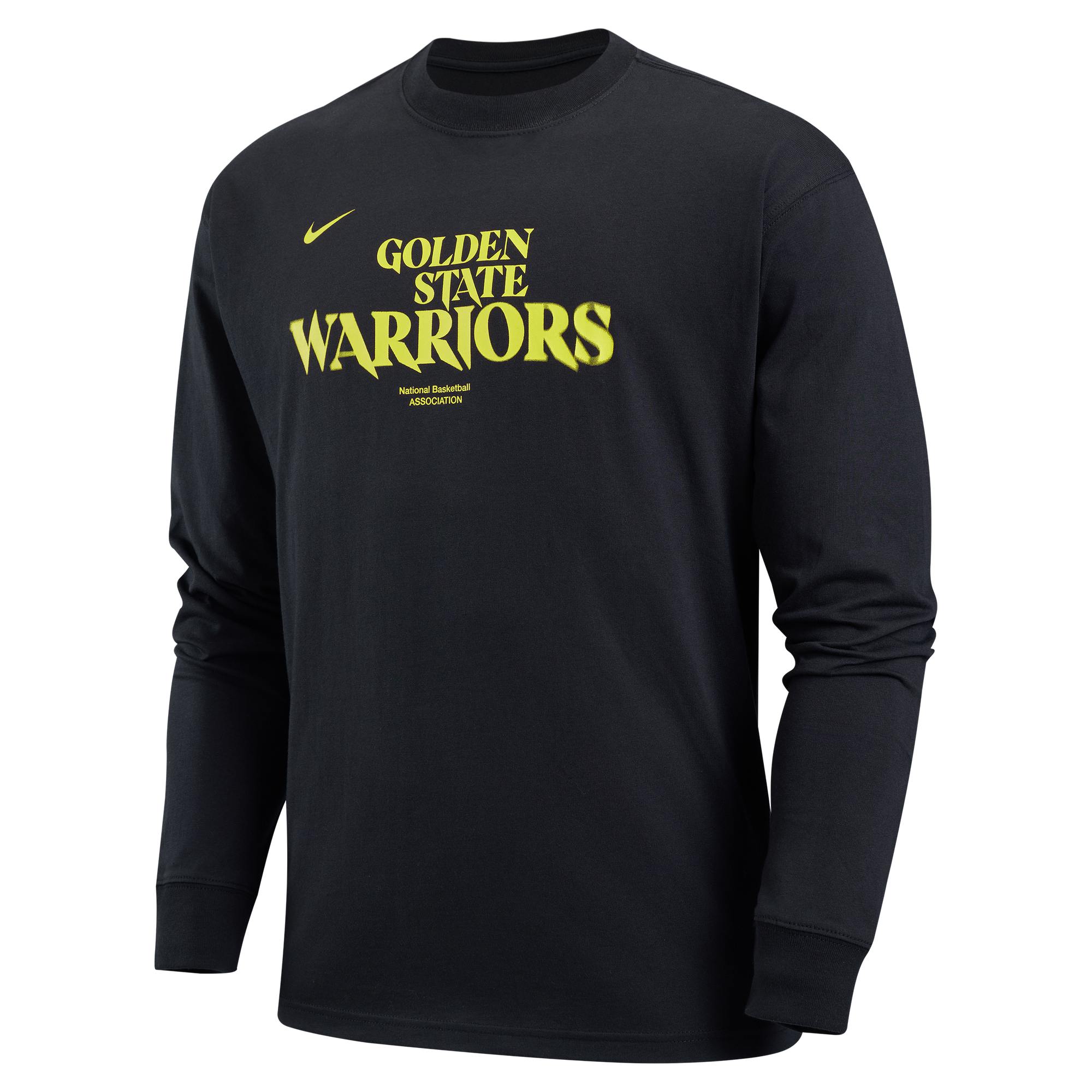 Футболка мужская NBA Golden State Warriors черная Nike — фото 2