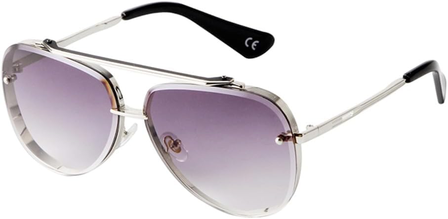 

Солнцезащитные очки с градиентными линзами для мужчин, ретро-очки для вождения, женские солнцезащитные очки с металлическим двойным мостиком, мужские очки с защитой от УФ-излучения UV400 generic, C4