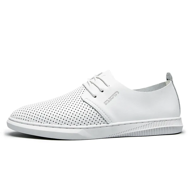 DILIKAN Мужские повседневные туфли low top черно-белые