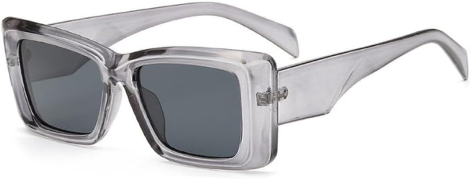 

Солнцезащитные очки прямоугольной формы для женщин, защита от УФ-излучения UV400, ретро-стиль, леопардовый принт, зеленый, синий, солнцезащитные очки для мужчин LANGSER, Grey