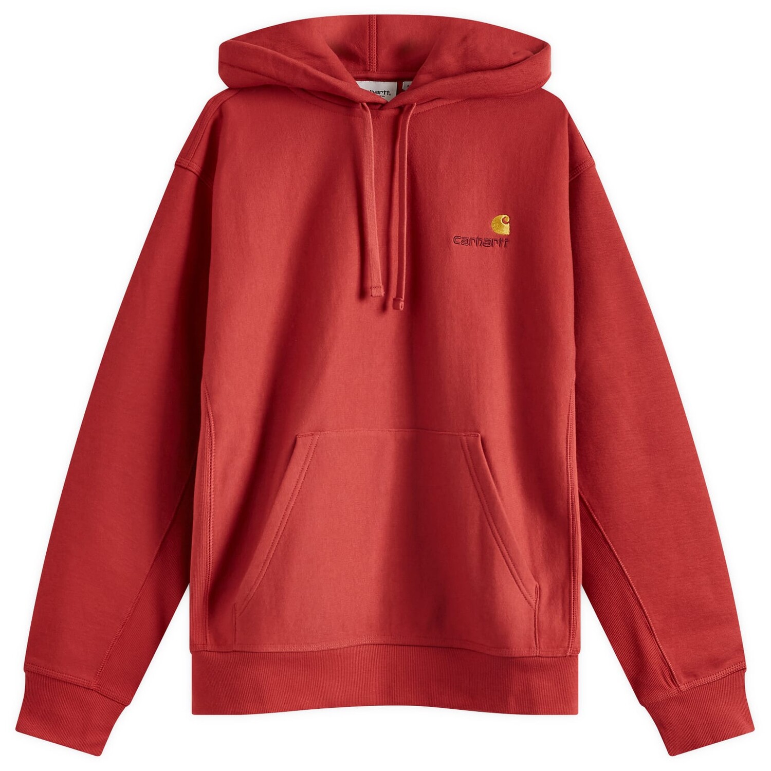 

Худи Carhartt Wip Hooded American Script Crew Sweat, цвет Tuscany