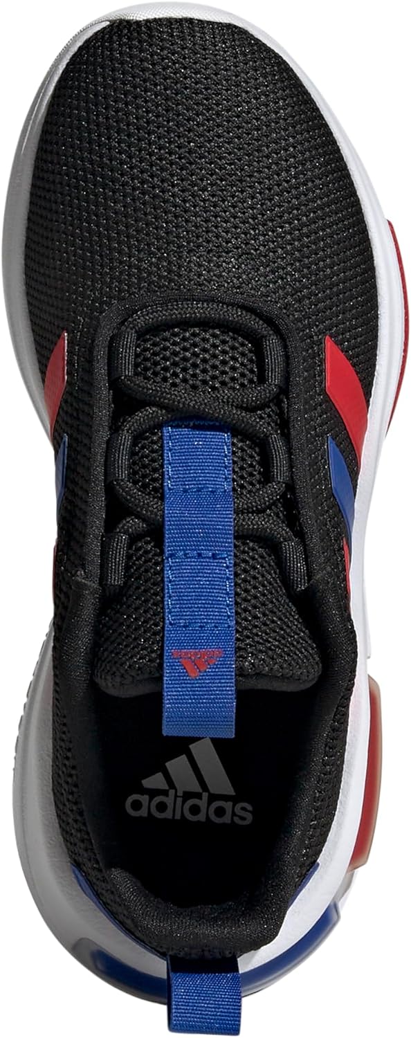 Детские кроссовки adidas Racer Tr23 (унисекс), черный/синий/алый — фото 3