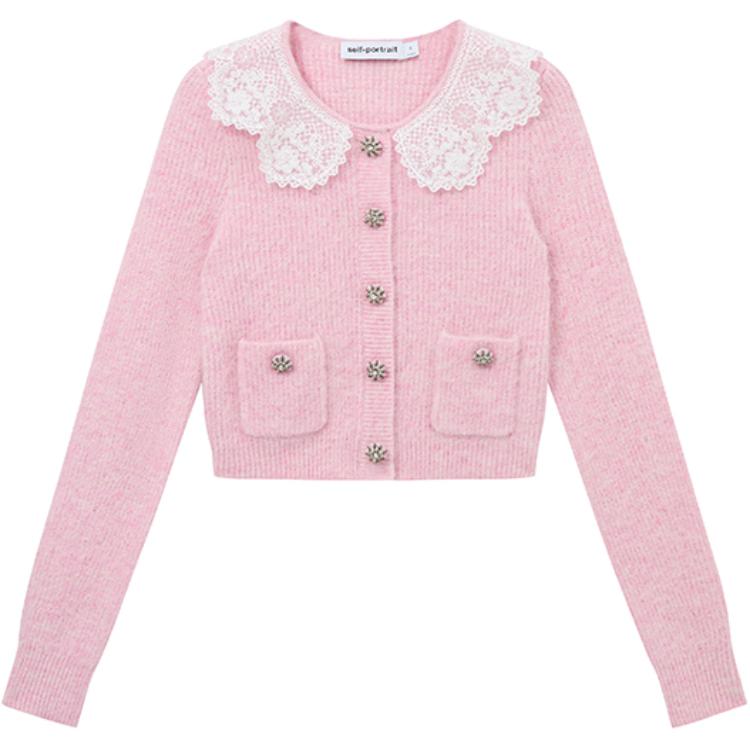 

Self-portrait Розовый свитер для женщин