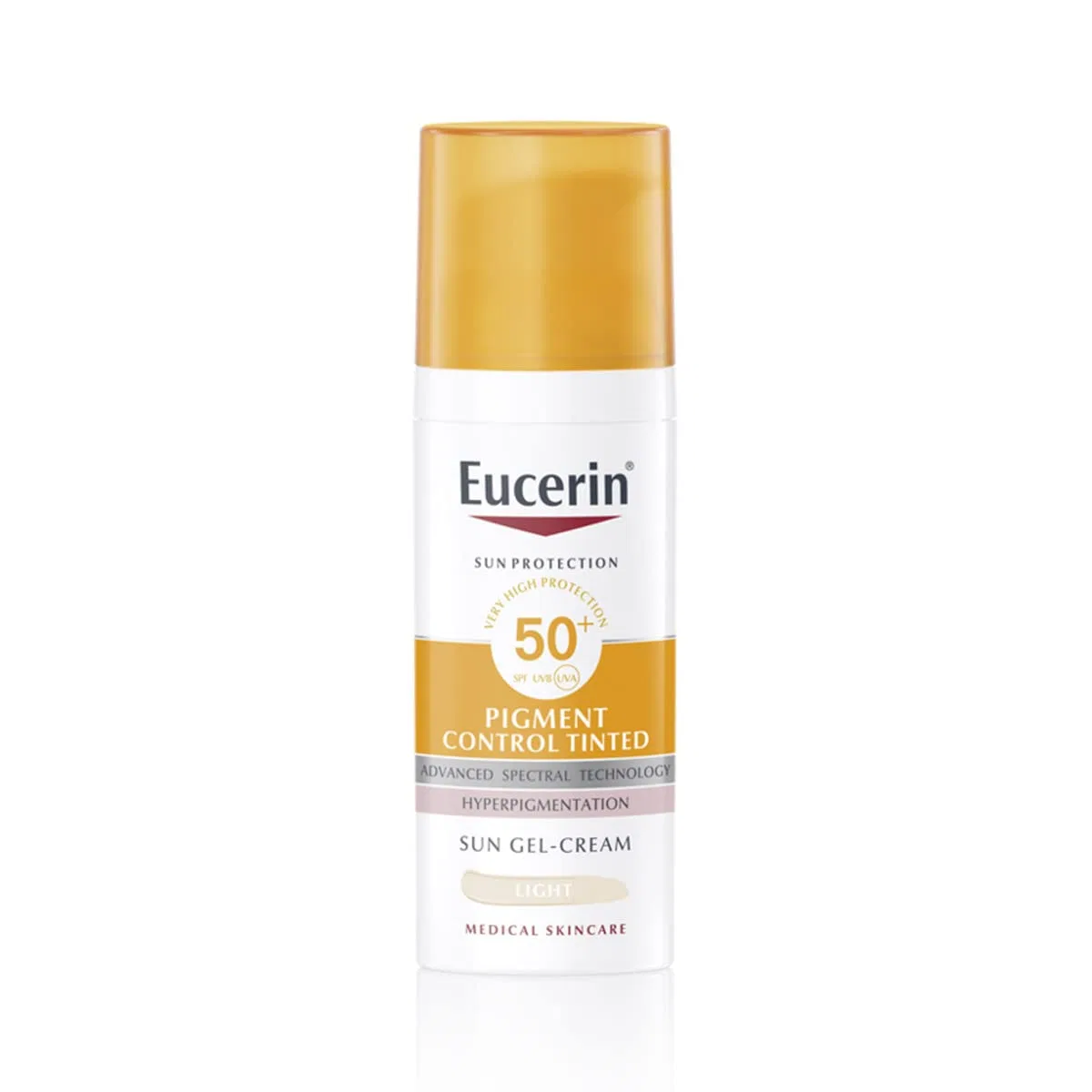 Солнцезащитный тонирующий крем для лица «Sun Pigment Control Tinted Light» SPF 50 от Eucerin, 50 мл Eucerin
