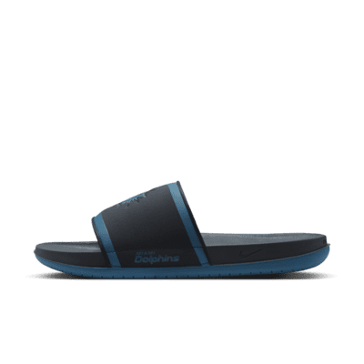 

Шлепанцы Nike Offcourt (NFL Miami Dolphins) Slide, цвет Anthracite/Marina/Turbo Green