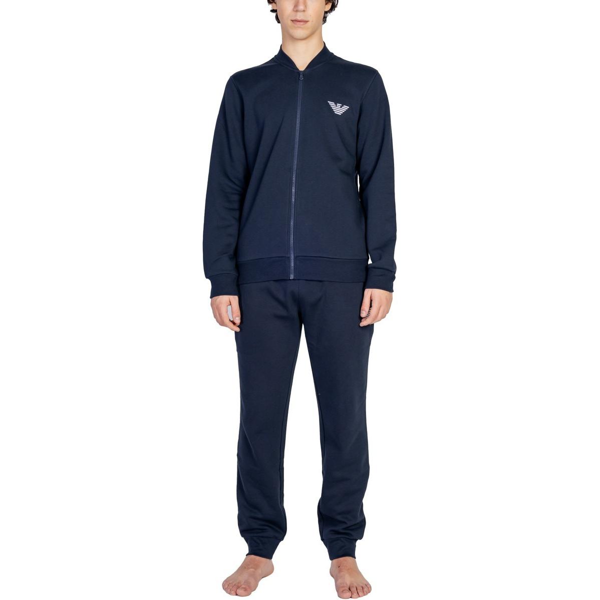 EA7 Casual Sportswear Мужская морская синяя футболка EMPORIO ARMANI — фото 2