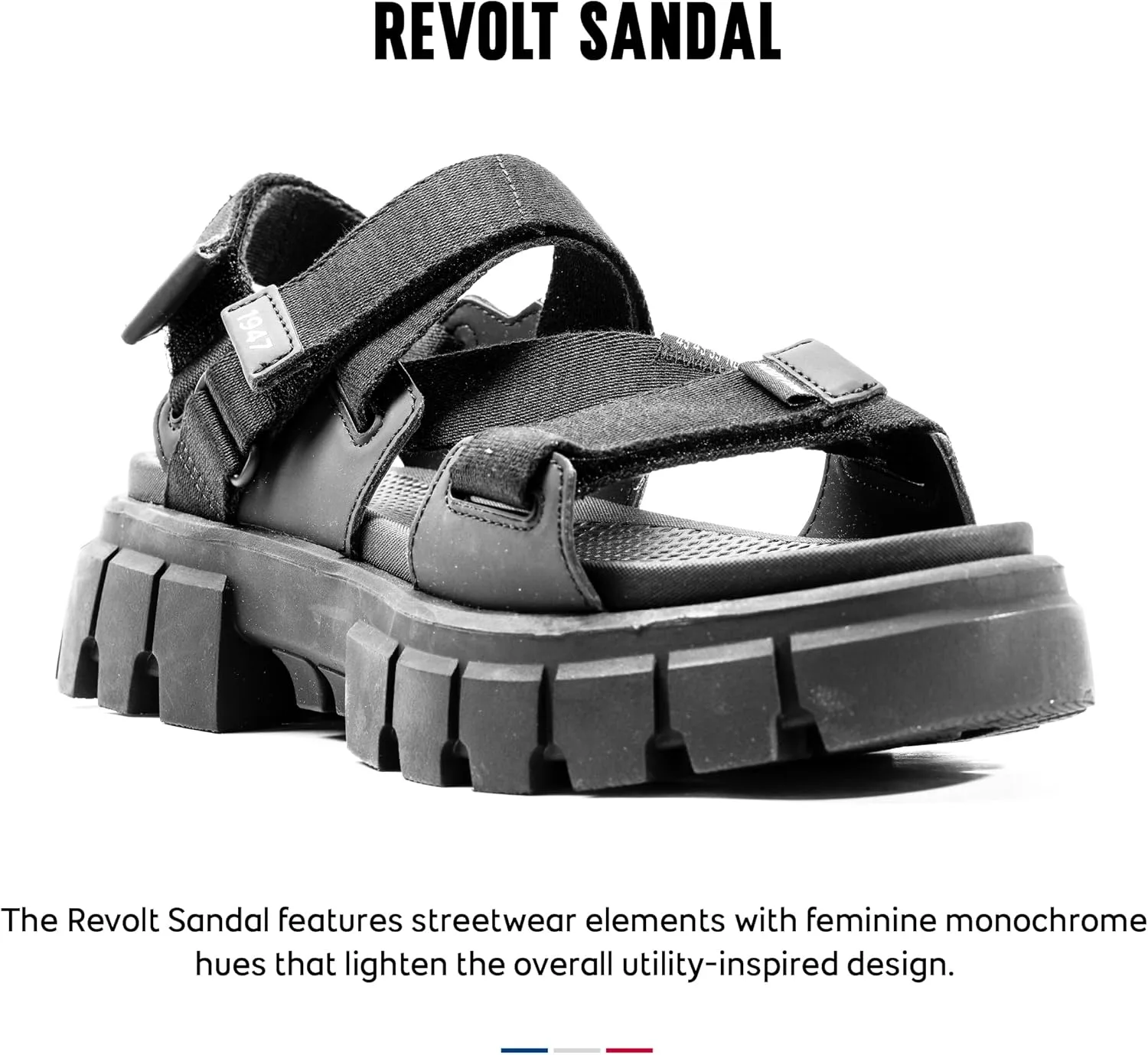 Сандалии Palladium Revolt Mono Mode, черные — фото 3