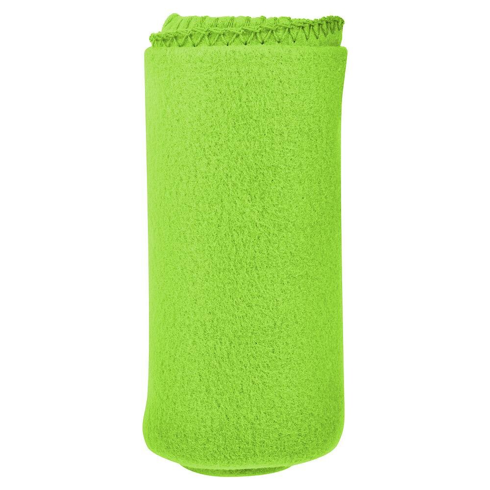 

Универсальное уютное флисовое одеяло размером 50 x 60 дюймов. Lexi Home, цвет Lime Green