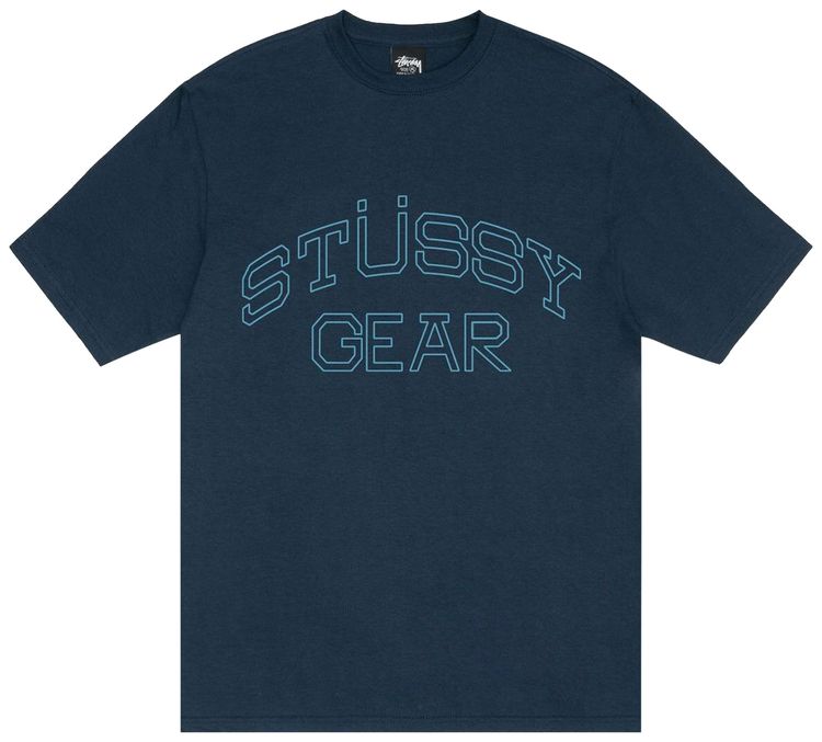 

Футболка Stussy Gear Tee 'Navy', синий