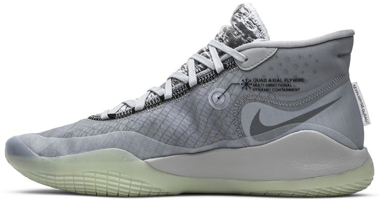 Кроссовки Nike KD 12 TB 'Wolf Grey', серый — фото 3