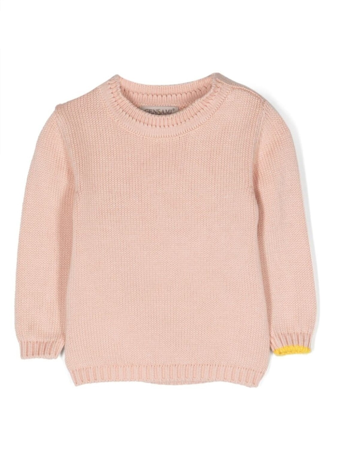 

Gensami kids джемпер с контрастной отделкой, розовый