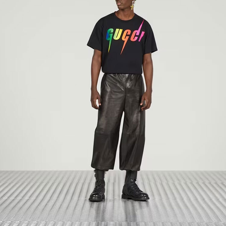 Футболка мужская подарочная коробка издание черный Gucci, черный — фото 2