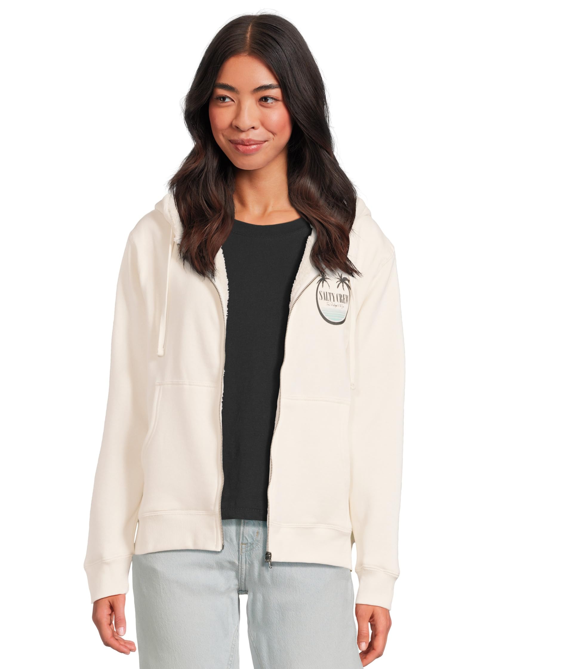 

Толстовка Salty Crew Shades Sherpa Zip Hoody, Bone